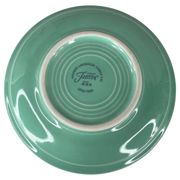 Fiesta Ware Green Tea Coffee Cup & Saucer Set Made In USA Homer Laughlin - Picture 11 of 11